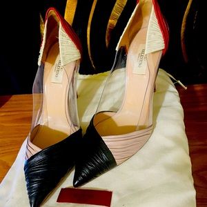 Black & Red Valentino Garavani Heels